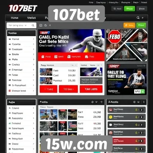 Interface do usuário do 107bet avaliada